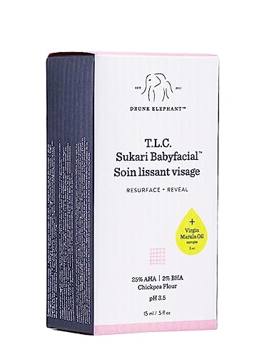 Drunk Elephant T.L.C. Sukari Babyfacial Midi + Virgin Marula Luxury Facial Oil Mini