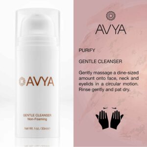 Avya Skincare Ayurvedic Weekend Travel Set | 4 Piece Skincare Travel Set | Gentle Cleanser, Eye Cream, Anti-Aging Serum, Night Cream