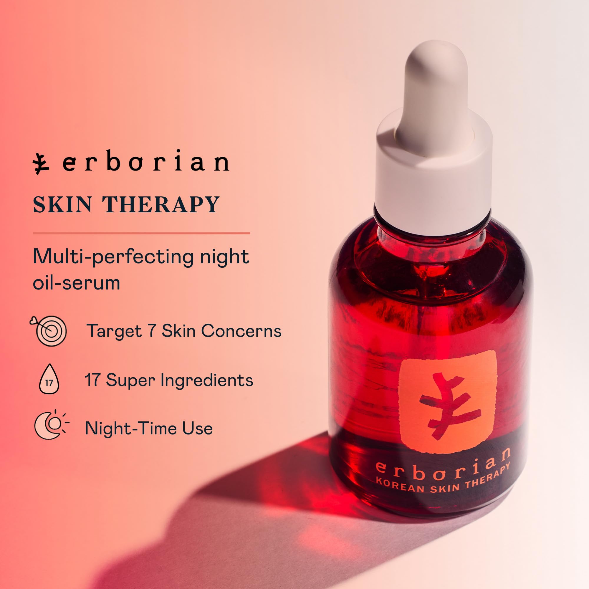 Skin Therapy Multi-Perfecting Bi-Phase Night Oil-Serum - Supercharged With 17 Ingredients -Targets 7 Skin Concerns- Improves Appearance of Fine Lines, Skin Texture and Complexion Evenness (0.33 Fl Oz)