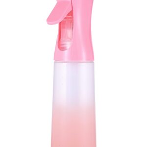 Vimas Continuous Spray Bottles, Refillable Water Spray Bottles for Cooking, Cleaning, Hairstyling, Skin Care & Plant 10 oz/300ml (Pink)