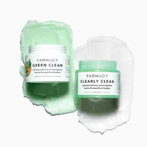 Farmacy Makeup Remover Cleansing Balm - Clearly Clean Fragrance-Free Makeup Melting Balm - Great Balm Cleanser for Sensitive Skin (3.4 Fl Oz)