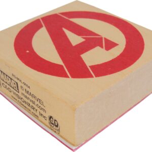 Square Deal Recordings & Supplies The Avengers A Logo Rubber Stamp