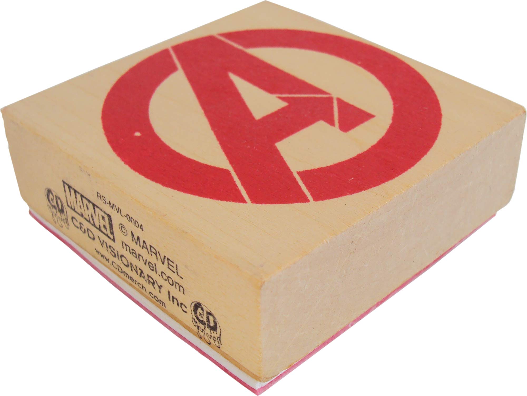 Square Deal Recordings & Supplies The Avengers A Logo Rubber Stamp