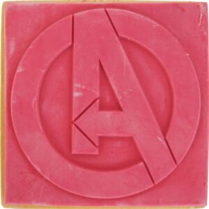 Square Deal Recordings & Supplies The Avengers A Logo Rubber Stamp