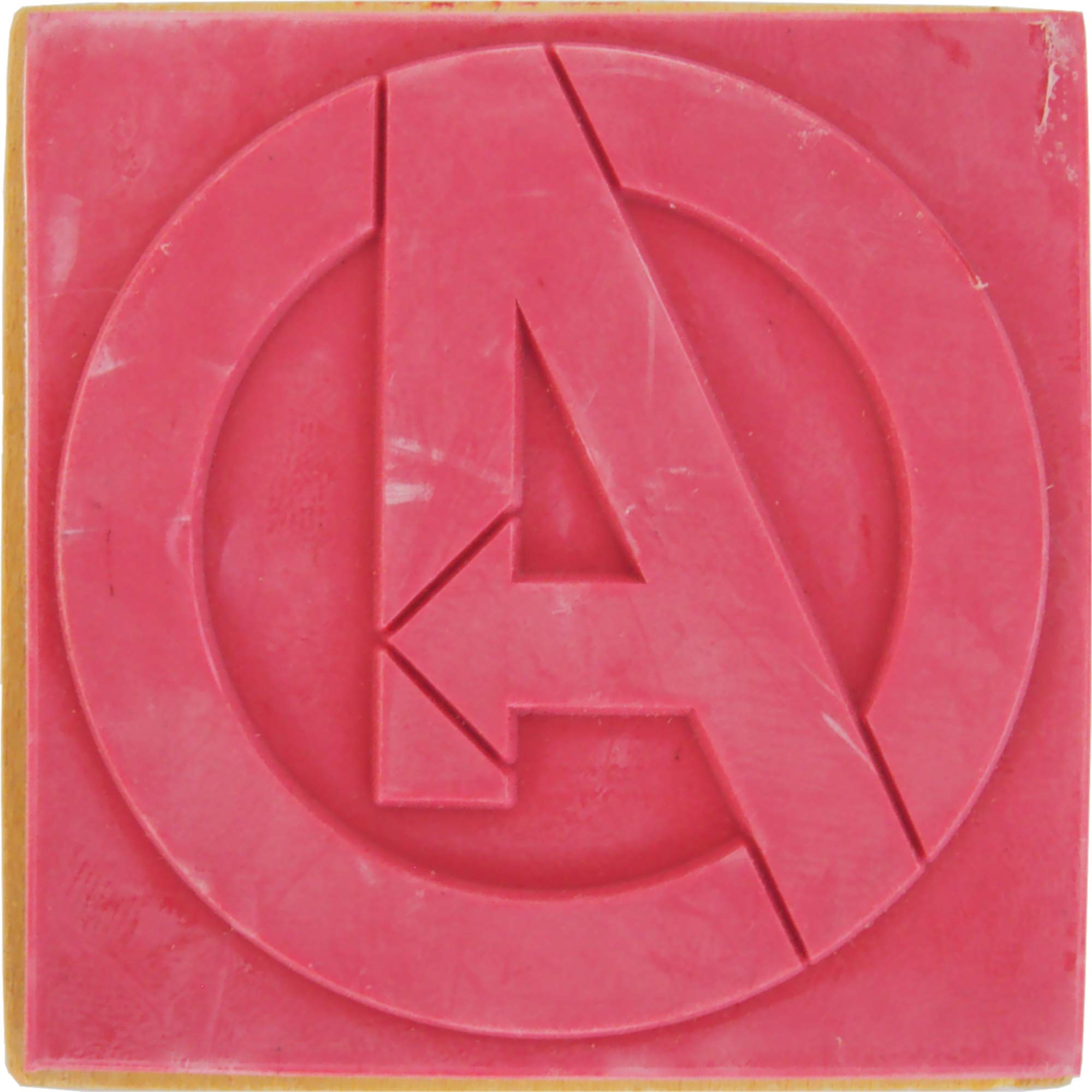 Square Deal Recordings & Supplies The Avengers A Logo Rubber Stamp