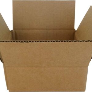 (5) Brown Cardboard CD Storage Shipping Boxes - Each Holds 5 CDs - CDBC05