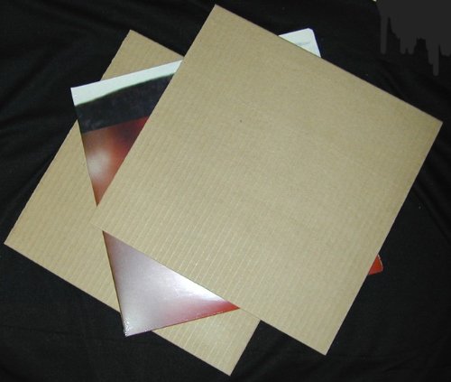 (100) - 12" Kraft Brown LP Record Pads - 12 7/16" x 12 7/16"