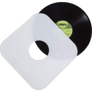 Vinyl Record Inner Paper Sleeves - Premium Acid Free Protection Covers for 12 inch LP Albums - 50 Pack