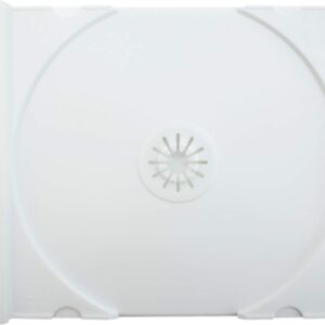 10 Solid White Colored Replacement CD Trays / Inserts for CD Jewel Boxes! #CDIR80SW- Fits any standard size 10mm Jewel Box!