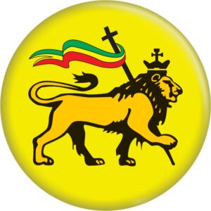 lion of judah - 1.25" button/pin