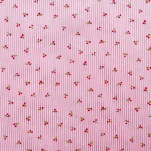 Pink Charm Packs for Quilting 5 inch, Rose Fabric Precut Quilting Fabric Squares 5x5 for Baby Girls 100% Cotton Fabric for Sewing DIY Patchwork (42Pcs)