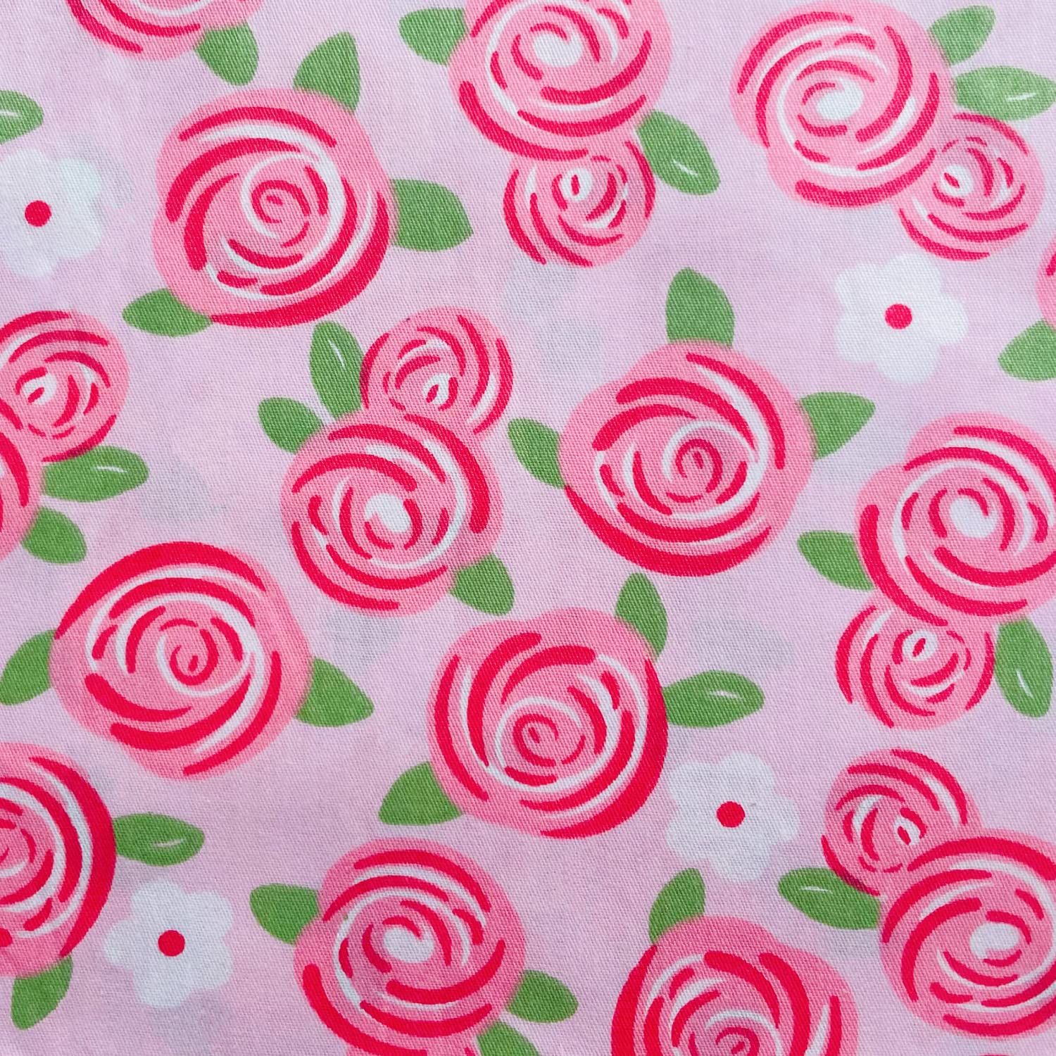 Pink Charm Packs for Quilting 5 inch, Rose Fabric Precut Quilting Fabric Squares 5x5 for Baby Girls 100% Cotton Fabric for Sewing DIY Patchwork (42Pcs)