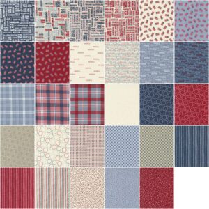 Stateside Charm Pack by Sweetwater; 42-5" Precut Fabric Quilt Squares