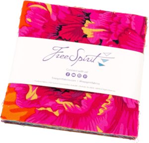 free spirit fabrics kaffe fassett rainbow stash charm pack