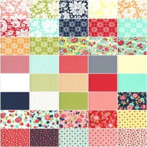 Shine On Charm Pack by Bonnie & Camille; 42-5 Inch Precut Fabric Quilt Squares