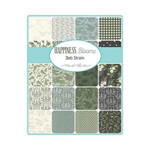 Happiness Blooms Charm Pack by Deb Strain; 42-5" Precut Fabric Quilt Squares