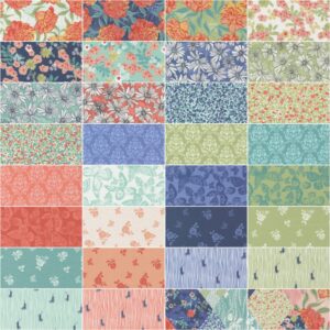 Moda Fabrics Garden Society Charm Pack by Crystal Manning; 42-5'' Precut Fabric Quilt Squares, 5 Inches