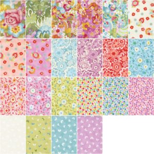 Jolie Charm Pack by Chez Moi; 42-5" Precut Fabric Quilt Squares