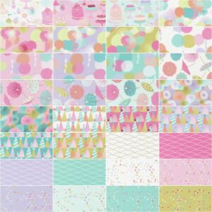 Moda Fabrics Soiree Charm Pack by Mara Penny; 42-5'' Precut Fabric Quilt Squares