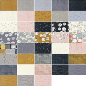 Moda Fabrics Celestial Charm Pack by Brigitte Heitland for Zen Chic; 42-5'' Precut Fabric Quilt Squares