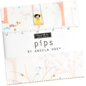 Pips Charm Pack by Aneela Hoey; 42-5" Precut Fabric Quilt Squares