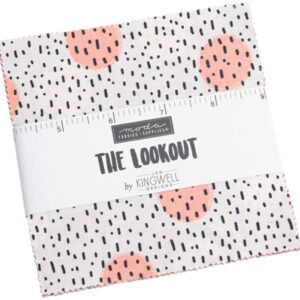 Moda Fabrics The Lookout Charm Pack by Jen Kingwell Designs; 42-5'' Precut Fabric Quilt Squares, Assorted