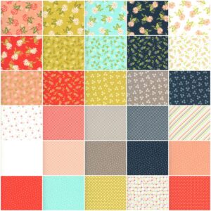 Happy Days Charm Pack by Sherri & Chelsi; 42-5-inch Precut Fabric Quilt Squares