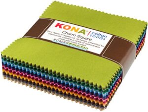 kona cotton dusty 101 palette charm square 101 5-inch squares charm pack robert kaufman chs-563-101