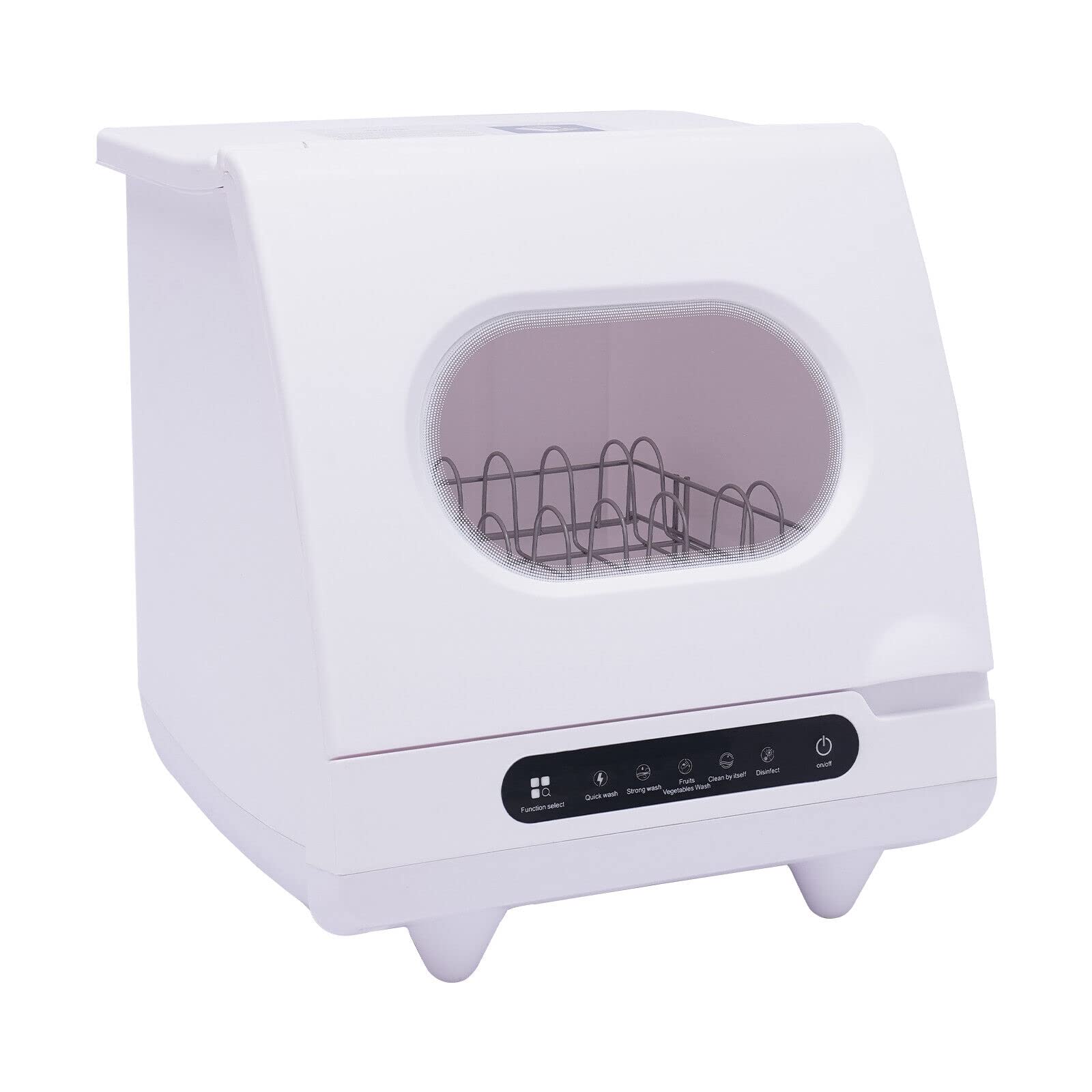 Countertop Dishwasher Mini Countertop Dishwasher 5 Washing Programs Portable Dish Washing Machine 360° Rotating Spray Freestanding Dish Washing For Apartments Dorms