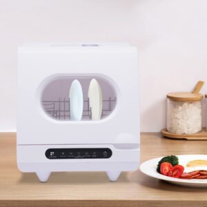 Countertop Dishwasher Mini Countertop Dishwasher 5 Washing Programs Portable Dish Washing Machine 360° Rotating Spray Freestanding Dish Washing For Apartments Dorms