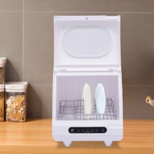 Countertop Dishwasher Mini Countertop Dishwasher 5 Washing Programs Portable Dish Washing Machine 360° Rotating Spray Freestanding Dish Washing For Apartments Dorms