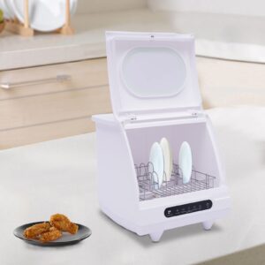 Countertop Dishwasher Mini Countertop Dishwasher 5 Washing Programs Portable Dish Washing Machine 360° Rotating Spray Freestanding Dish Washing For Apartments Dorms