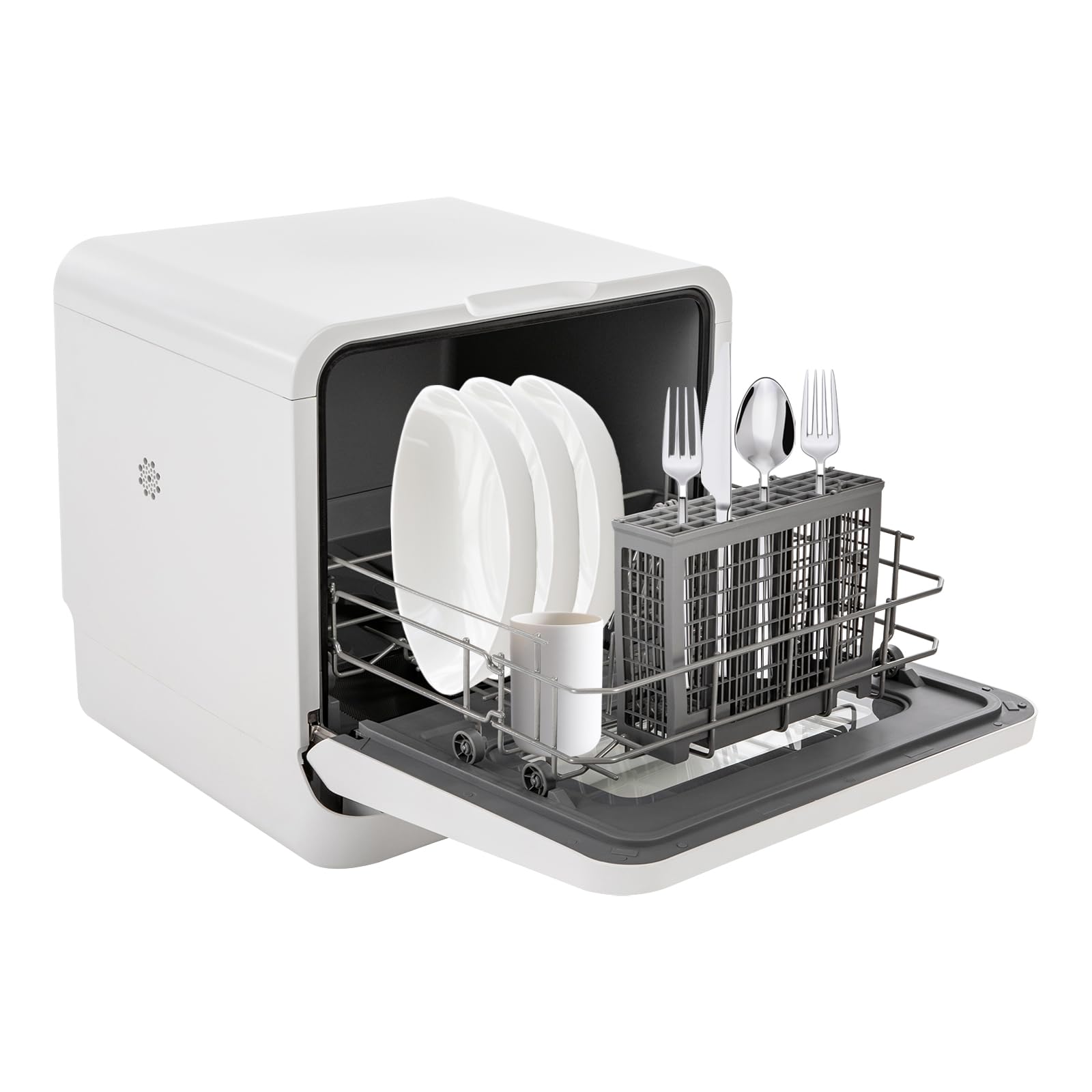 Countertop Dishwasher, Portable Dishwasher With Water Tank,5 Wash Programs 3-in-1 Mini Dishwasher -Cleaning- Drying, &Storage