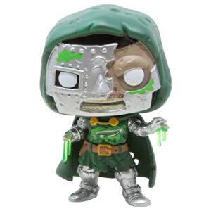 Funko Marvel Zombies - Zombie Dr. Doom Pop! Vinyl Figure (Bundled with Compatible Pop Box Protector Case)