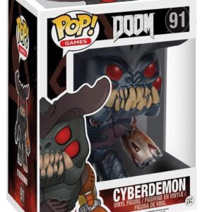 Funko POP Games: Doom - Cyberdemon Action Figure, 6"