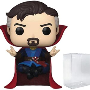 POP Marvel: Doctor Strange Multiverse of Madness - Doctor Strange (Levitating) Specialty Series Funko Vinyl Figure (Bundled with Compatible Box Protector Case), Multicolor, 3.75 inches