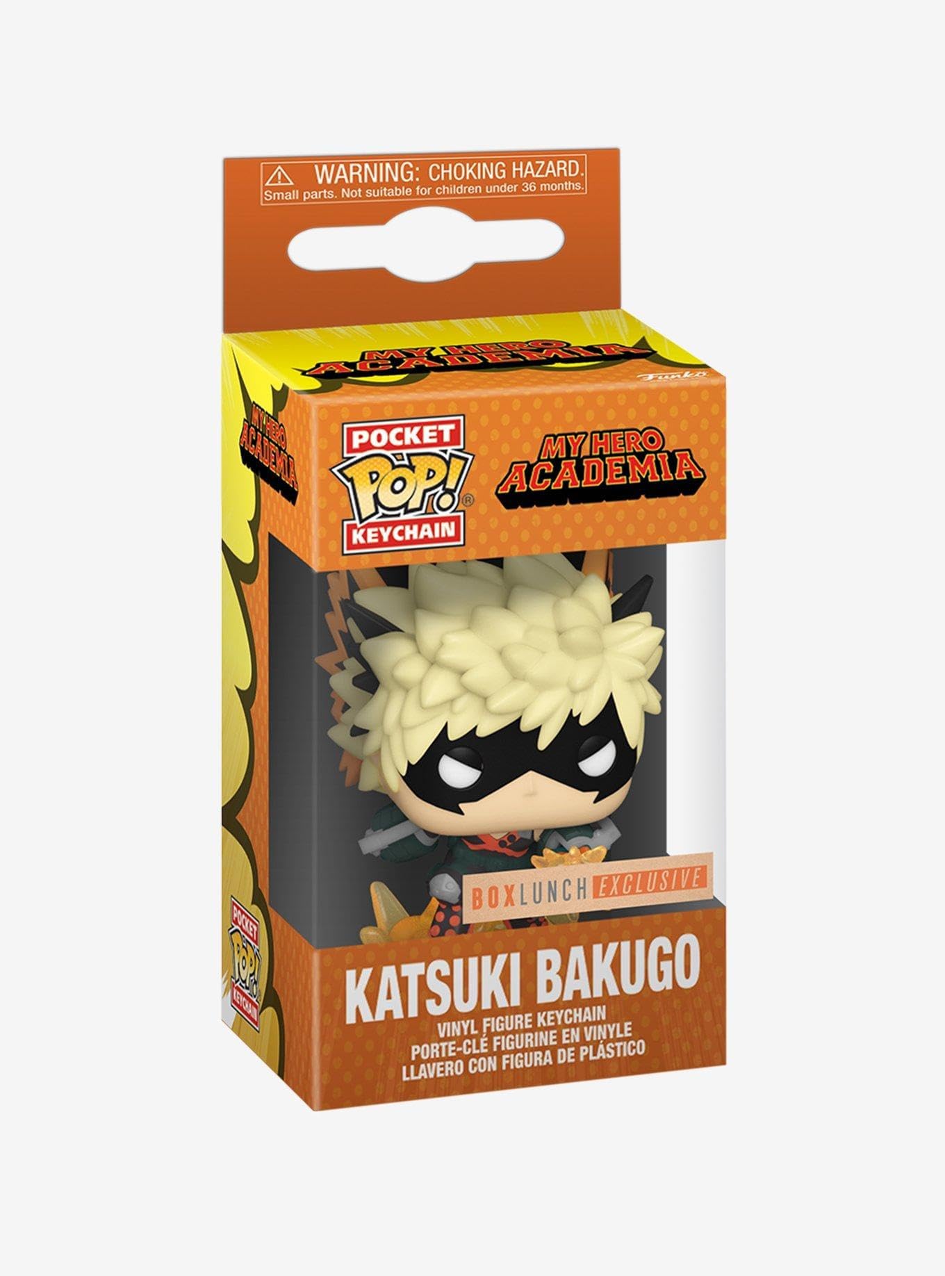 BoxLunch Funko Pocket Pop! My Hero Academia Katsuki Bakugo Vinyl Figure Keychain Exclusive