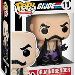 POP Retro Toys: G.I. Joe - Dr. Mindbender Funko Vinyl Figure (Bundled with Compatible Box Protector Case)