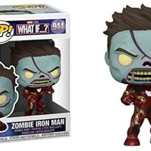 Funko Marvel: What If? - Zombie Iron Man [Tony Stark] Pop! Vinyl Figure (Bundled with Compatible Pop Box Protector Case)