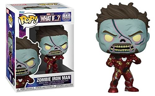 Funko Marvel: What If? - Zombie Iron Man [Tony Stark] Pop! Vinyl Figure (Bundled with Compatible Pop Box Protector Case)