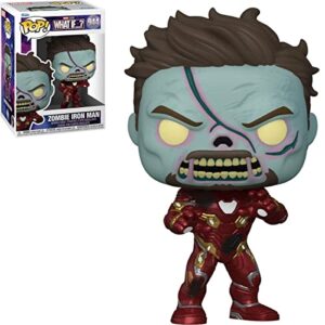 Funko Marvel: What If? - Zombie Iron Man [Tony Stark] Pop! Vinyl Figure (Bundled with Compatible Pop Box Protector Case)