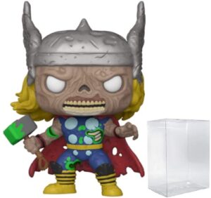 funko marvel zombies - zombie thor pop! vinyl figure (bundled with compatible pop box protector case)