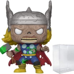 Funko Marvel Zombies - Zombie Thor Pop! Vinyl Figure (Bundled with Compatible Pop Box Protector Case)