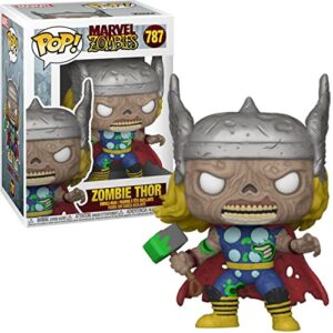 Funko Marvel Zombies - Zombie Thor Pop! Vinyl Figure (Bundled with Compatible Pop Box Protector Case)