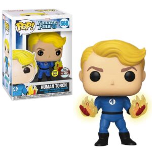 Pop! Marvel: Fantastic Four- Human Torch Glow-in-The-Dark Standard