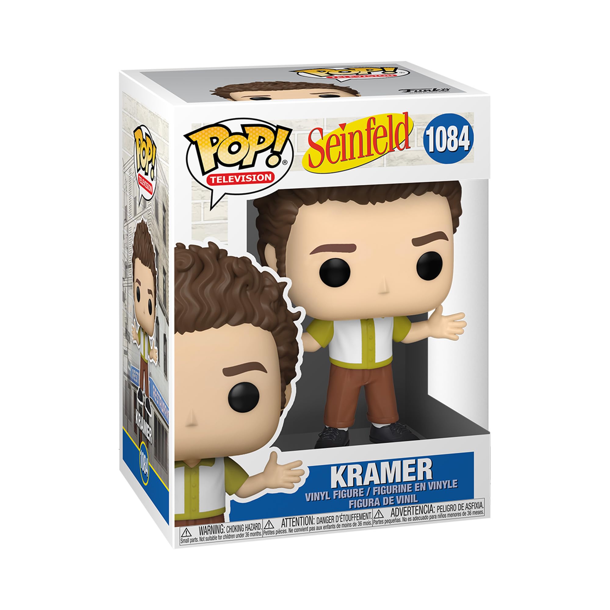 Funko POP Pop! TV: Seinfeld - Kramer, 3.75 inches, Multicolor