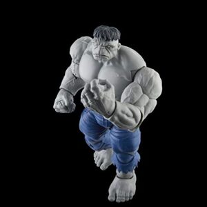 Marvel Legends Series Gray Hulk and Dr. Bruce Banner, Avengers 60th Anniversary Collectible 6 Inch Action Figures, 6 Accessories