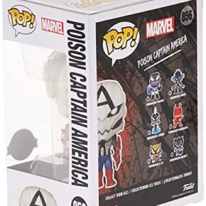 Funko Pop Marvel Venom Poison Captain America #856 Special Edition Vinyl Figure