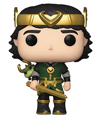 POP Marvel: Loki - Kid Loki with Alligator Loki Pop! Vinyl Figure (Bundled with Compatible Pop Box Protector Case), Multicolored, 3.75 inches