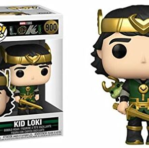 POP Marvel: Loki - Kid Loki with Alligator Loki Pop! Vinyl Figure (Bundled with Compatible Pop Box Protector Case), Multicolored, 3.75 inches